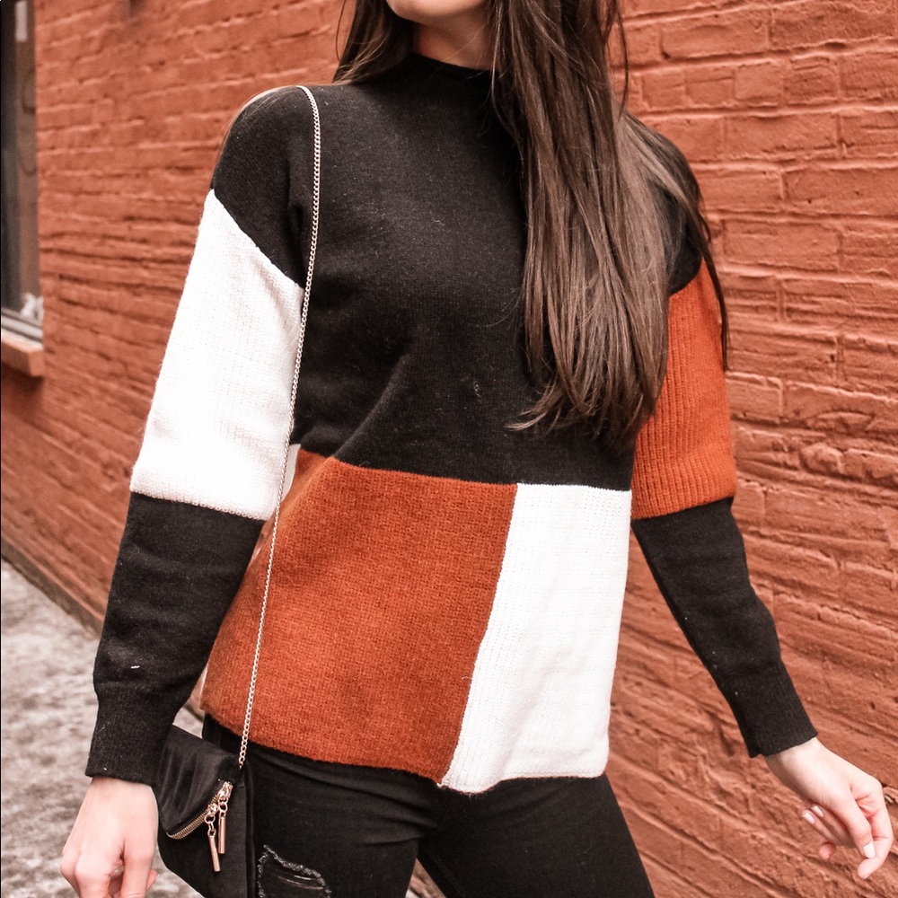 Color Block Sweater